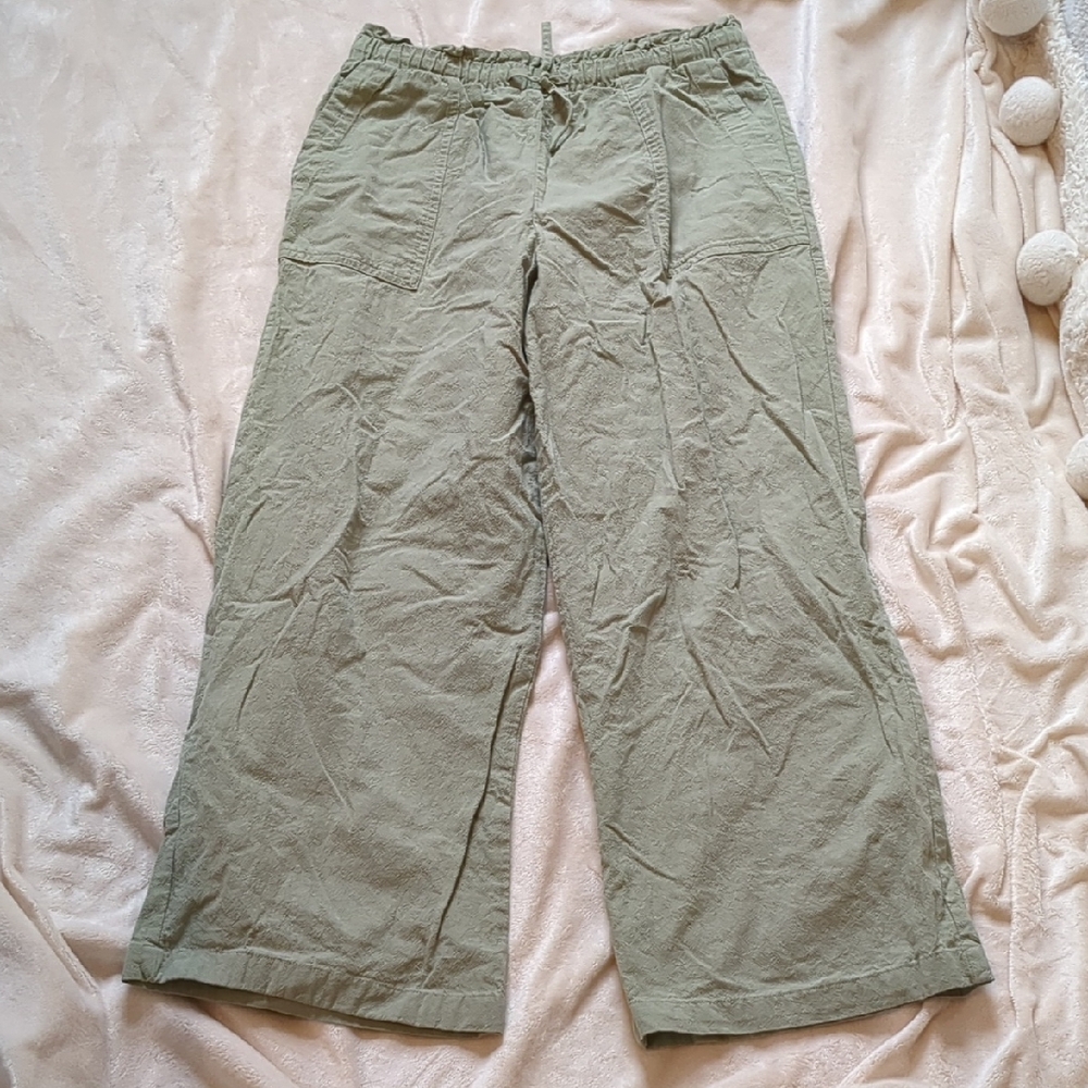 Art Class Olive Green Relaxed Pants